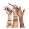 Diferentes cores da caneta microblading